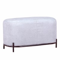 Apoio para os pés do sofá Clair Loveseat de design minimalista