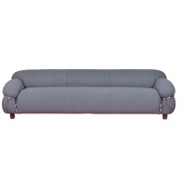 SOFA OLYMPIA DE 3 PLAZAS TAPIZADO EN TEJIDO SHERPA