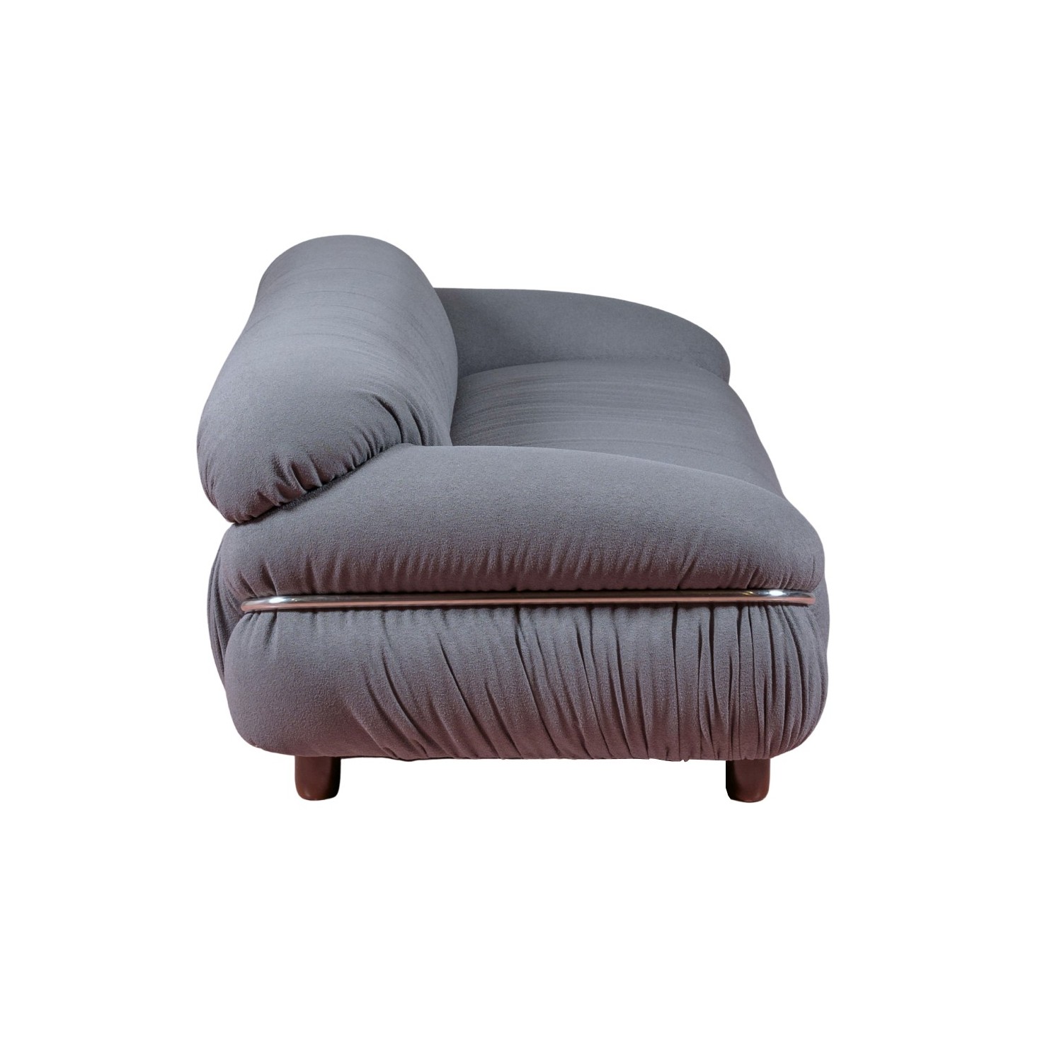 OLYMPIA 3-SEAT SOFA UPHOLSTERED IN SHERPA FABRIC