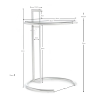 Eileen Gray Design Side Table Nest Dream - 28