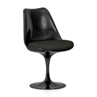 Krzesło Lotus All Black z bawełnianą poduszką FURNMOD - 8