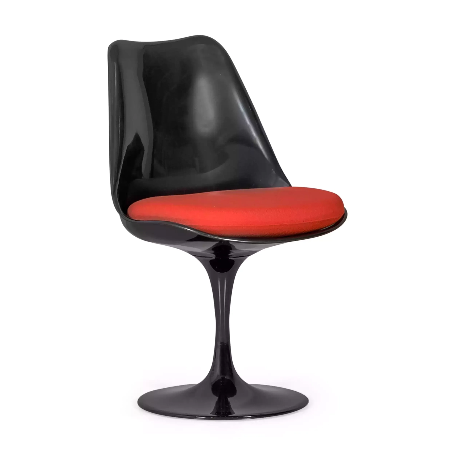 Krzesło Lotus All Black z bawełnianą poduszką FURNMOD - 1