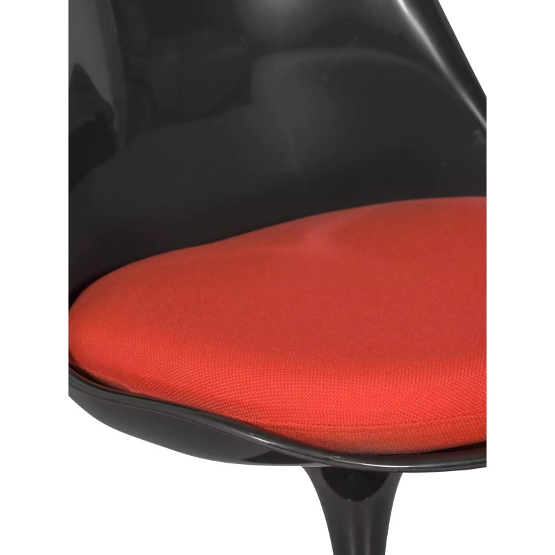 Silla Lotus Chair All Black con cojín de algodón FURNMOD - 2