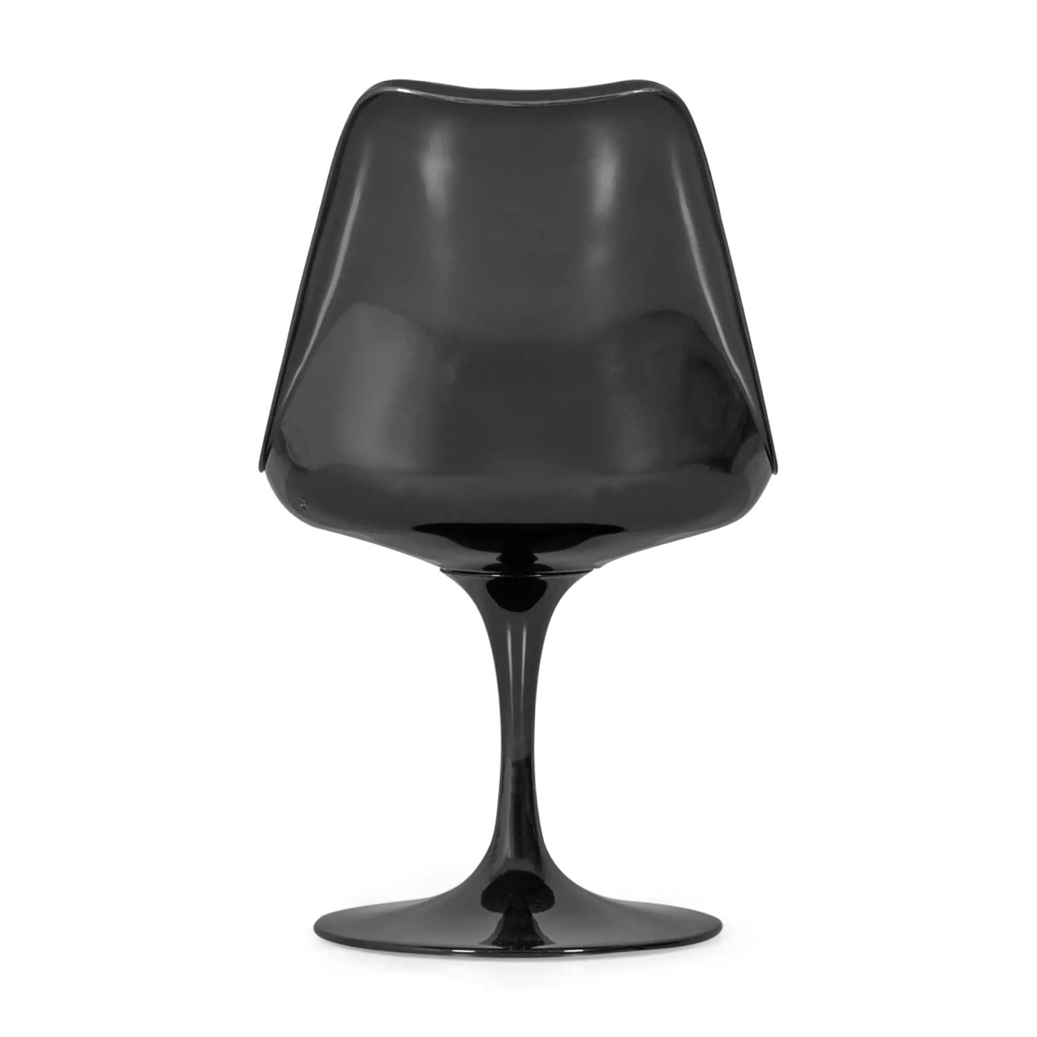 Stuhl Lotus Chair All Black mit Baumwollkissen FURNMOD - 30