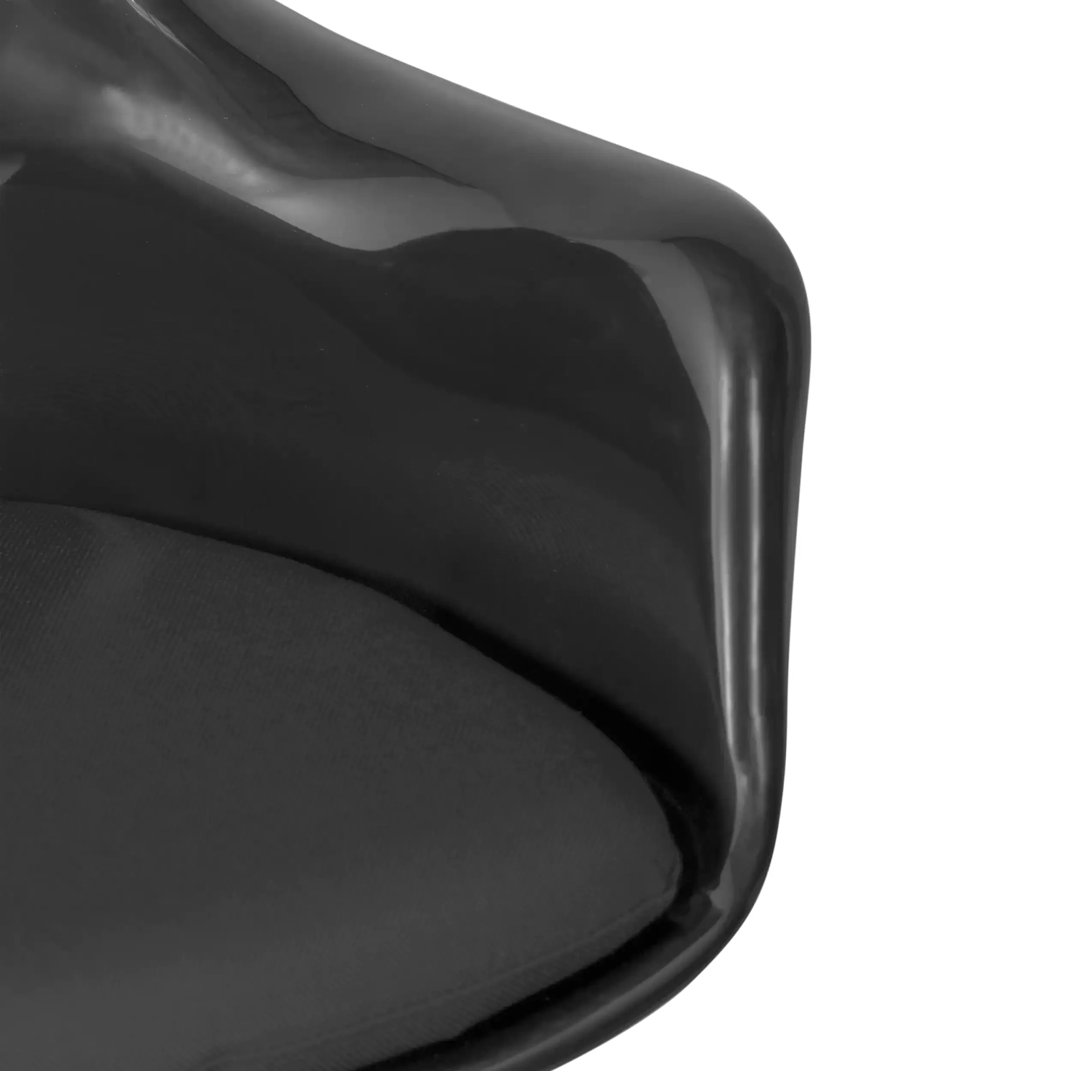 Chaise Lotus Arms All Black avec coussin en coton FURNMOD - 9