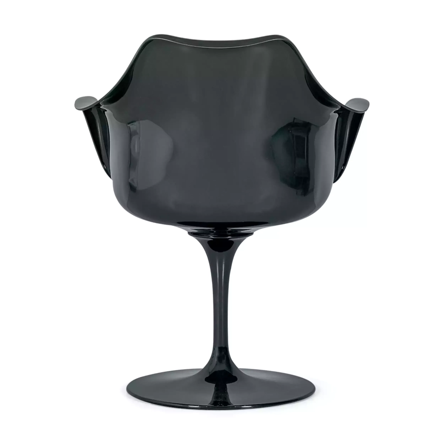 Lotus Arms All Black stol med bomullsdyna FURNMOD - 19