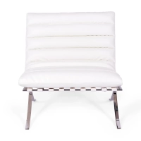 Design fauteuil bekleed met synthetisch leer - Madrid Nest Dream - 12