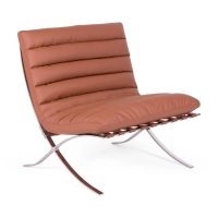 Design Sessel gepolstert in Kunstleder - Madrid Nest Dream - 17