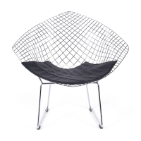 Diamond Design armchair in chromed steel FURNMOD - 4