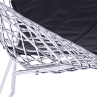 Designové křeslo z chromované oceli Diamond FURNMOD - 8
