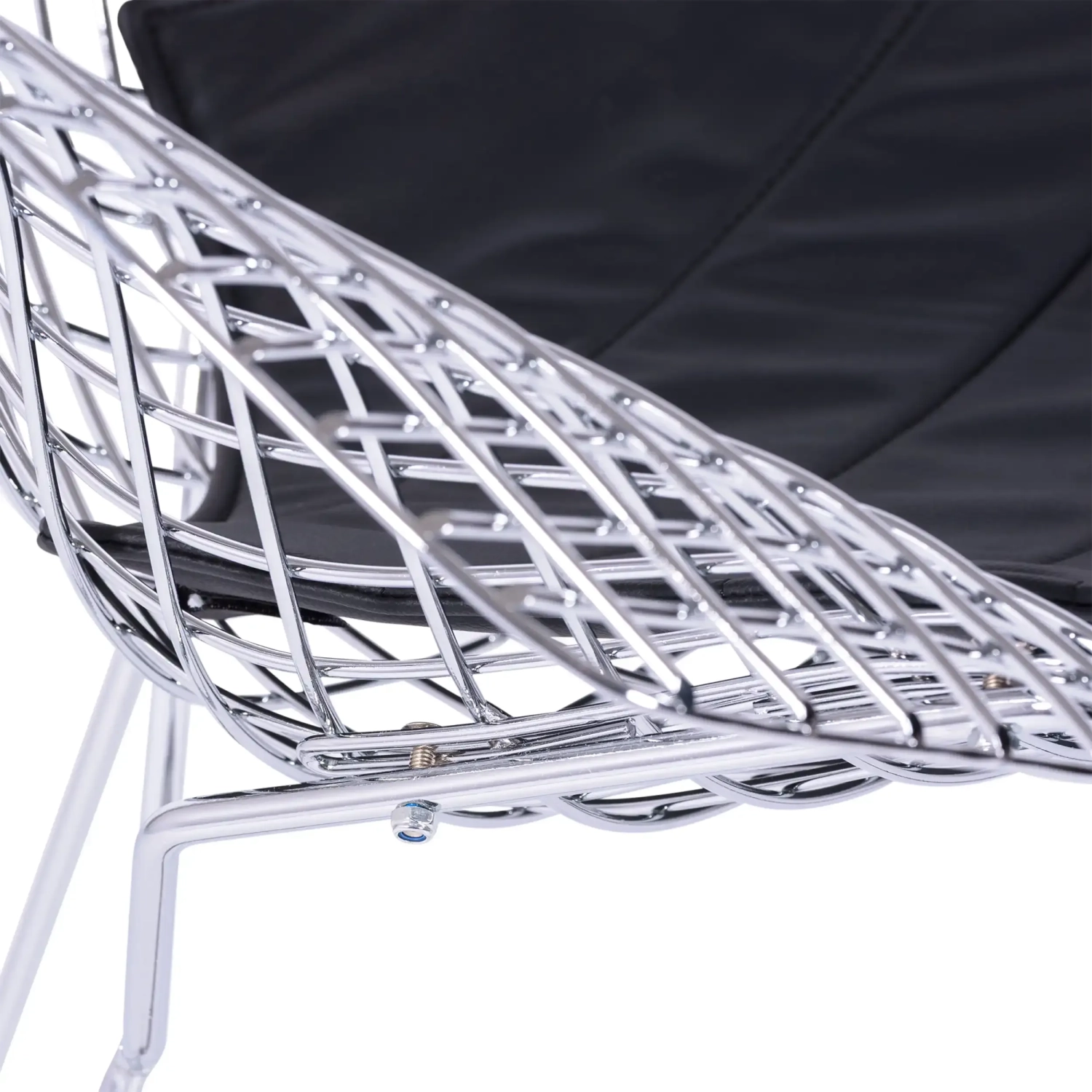 Diamond Designfåtölj i förkromat stål FURNMOD - 8