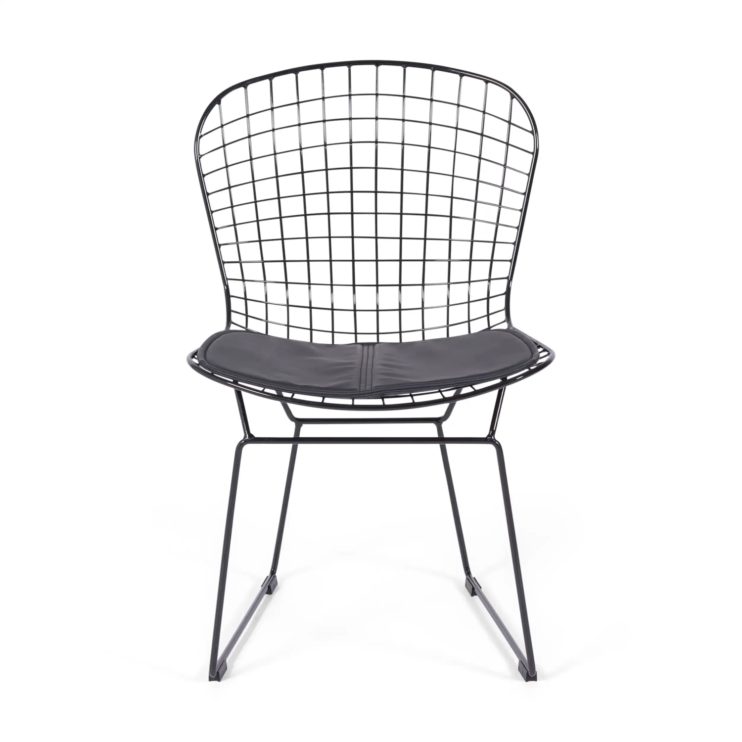 Silla de comedor en acero negro Berta FURNMOD - 3