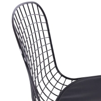 Sedia da pranzo in acciaio nero Berta FURNMOD - 6