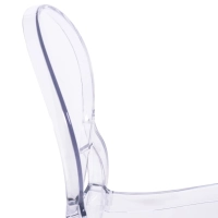 Chaise de salle à manger transparente Lousiana FURNMOD - 8