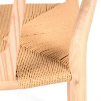 Wish CH24 Chair Handmade in Ash Wood FURNMOD - 11