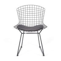 Replica Bertoia tuoli mustasta teräksestä - metallituolit - MuebleDesign