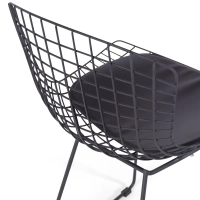 Réplique Chaise Bertoia in Noir - Chaise industrielle - MeublesConcept