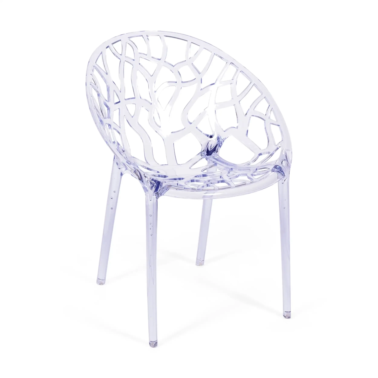 Transparent Chrystal Outdoor Stuhl Replik