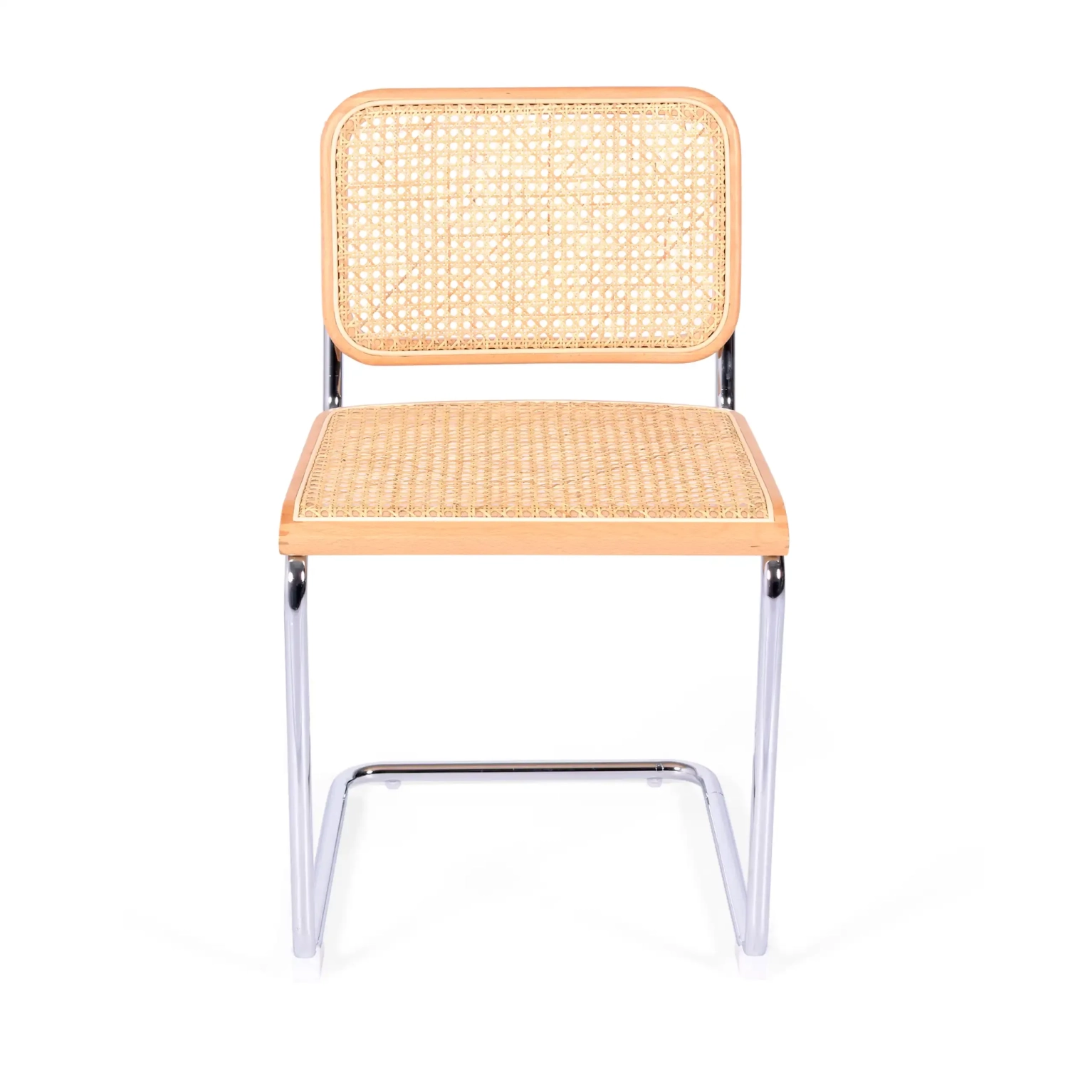 Stol Cesca lågprisstol av stål, bok och rotting 🪑 | | Mueble Design
