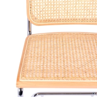 Chair Cesca economical chair in steel, beech and rattan 🪑 | Mueble Design