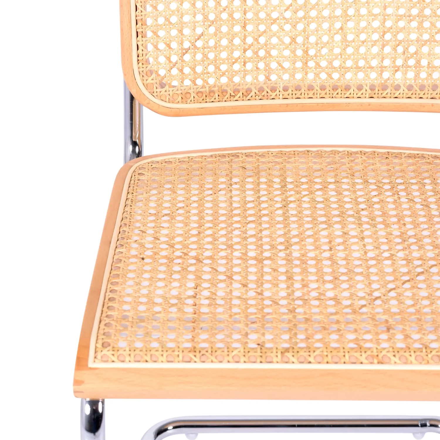 Židle Cesca levná židle z oceli, buku a ratanu 🪑 | Mueble Design