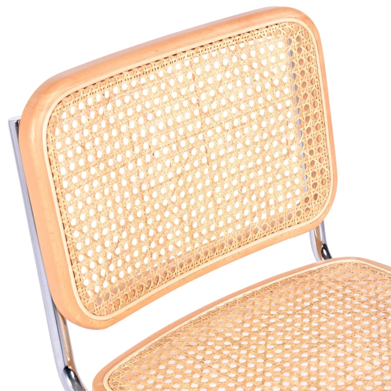 Cadeira Cesca cadeira de baixo custo em aço, faia e rotim 🪑 | Mueble Design