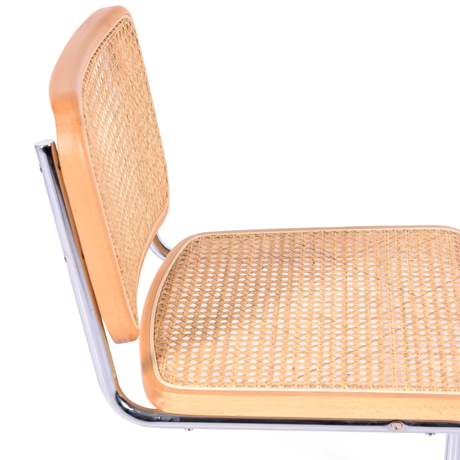 Stol Cesca lågprisstol av stål, bok och rotting 🪑 | | Mueble Design