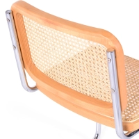Cadeira Cesca cadeira de baixo custo em aço, faia e rotim 🪑 | Mueble Design