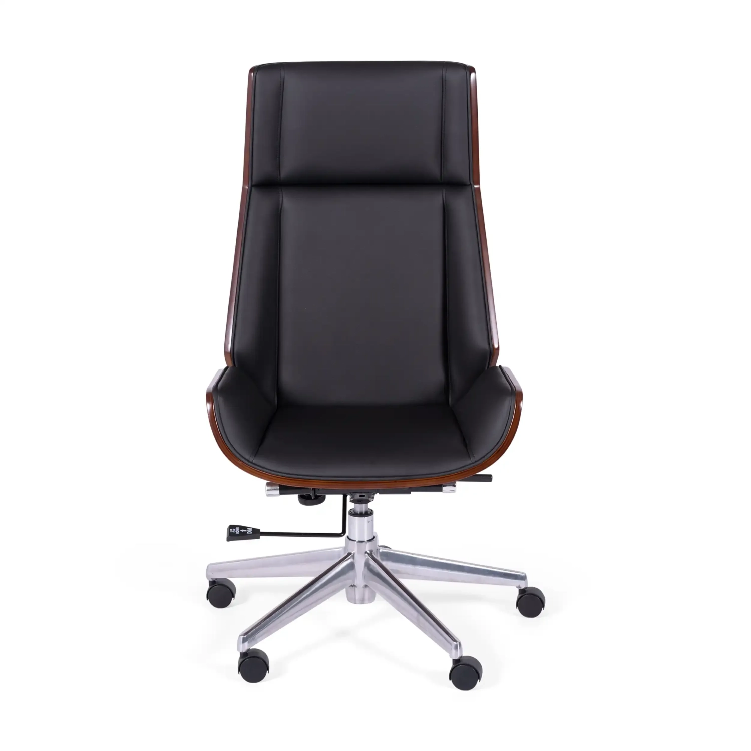 Krzesło biurowe Nordic Highback w orzechu - Krzesła biurowe - Mobelarium
