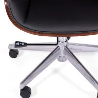 Cadeira de escritório Nordic Highback em madeira - Mueble Design