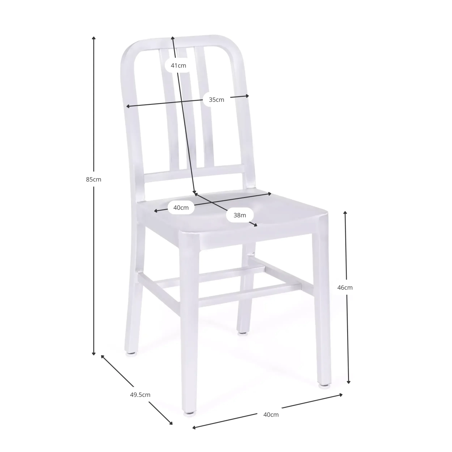 Navy replica chair - Design Chairs - Muebledesign