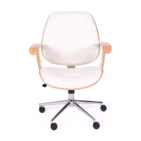 Krzesło biurowe Cambridge z jasnego drewna - Mueble design