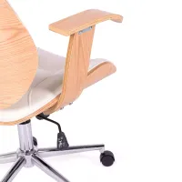 Kancelářská židle Cambridge ze světlého dřeva - Mueble design