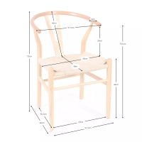 Inspiration Wishbone CH24 stol - Trästolar - nordisk stil