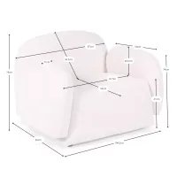 Nest 1-istuttava design nojatuoli - Wrap-around muotoilu - Mobelarium