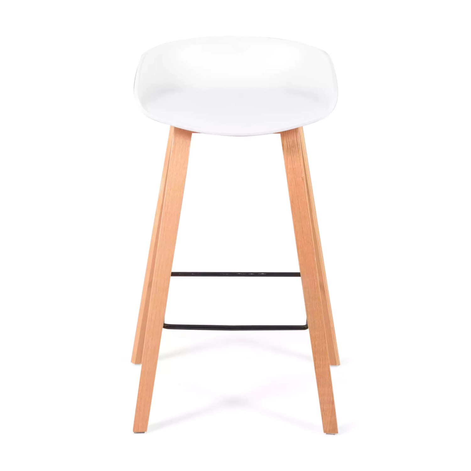 Obtenha o banquinho de madeira de faia nórdica - Mueble Design