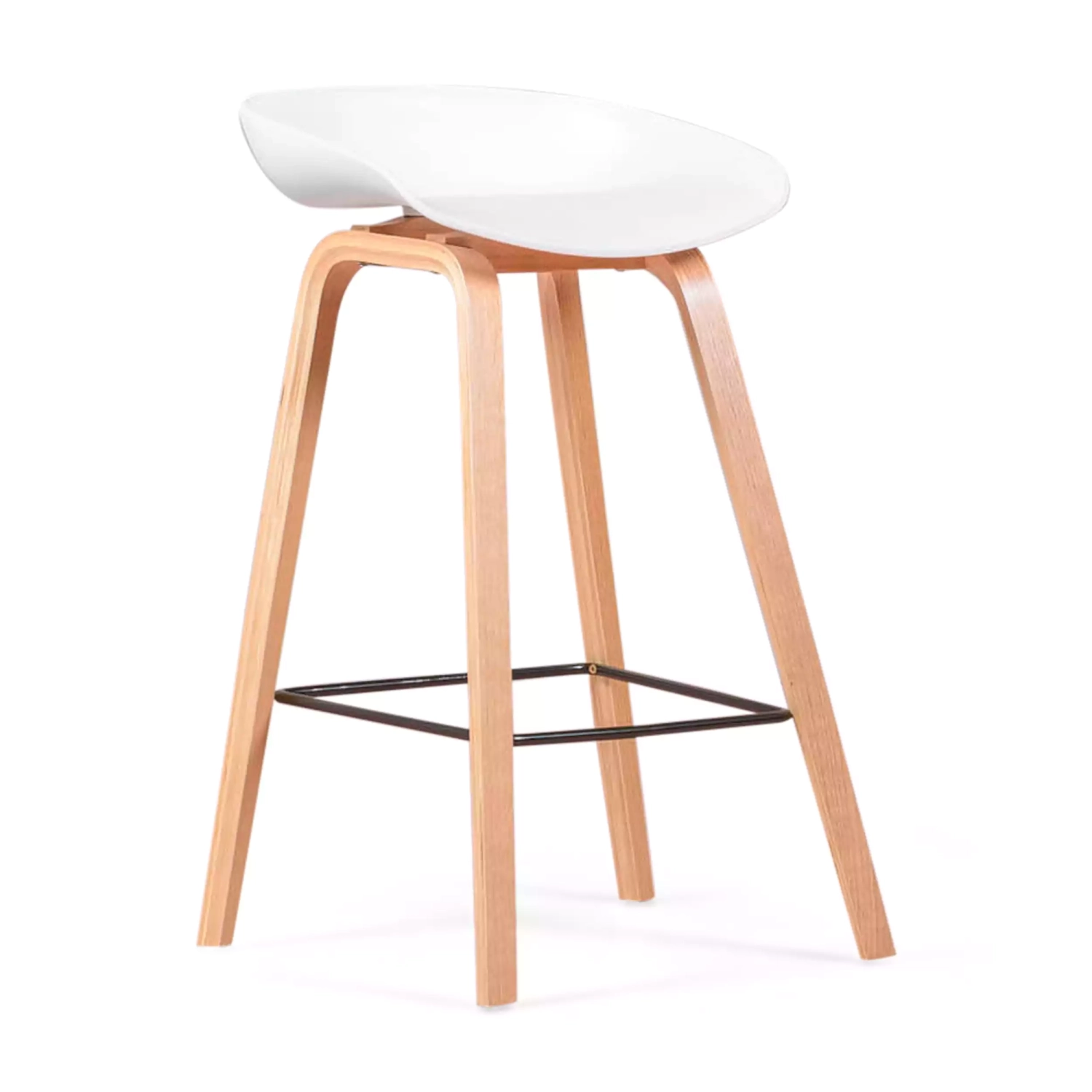 Hazte con el Taburete Nórdico en Madera de Haya - Mueble Design