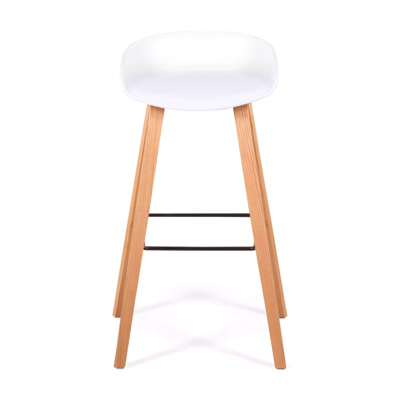 Sgabello nordico da 75 cm in legno di faggio - Mobile Design