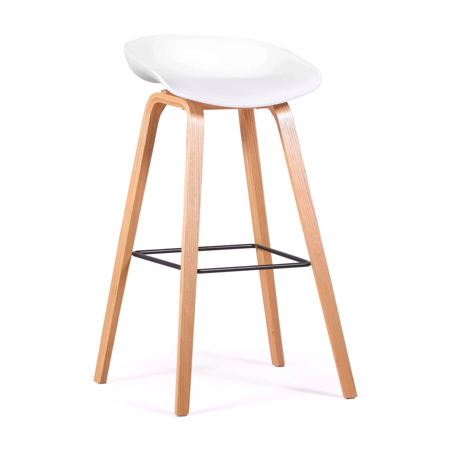 Tamborete Nórdico de 75cm em Madeira de Faia - Mueble Design