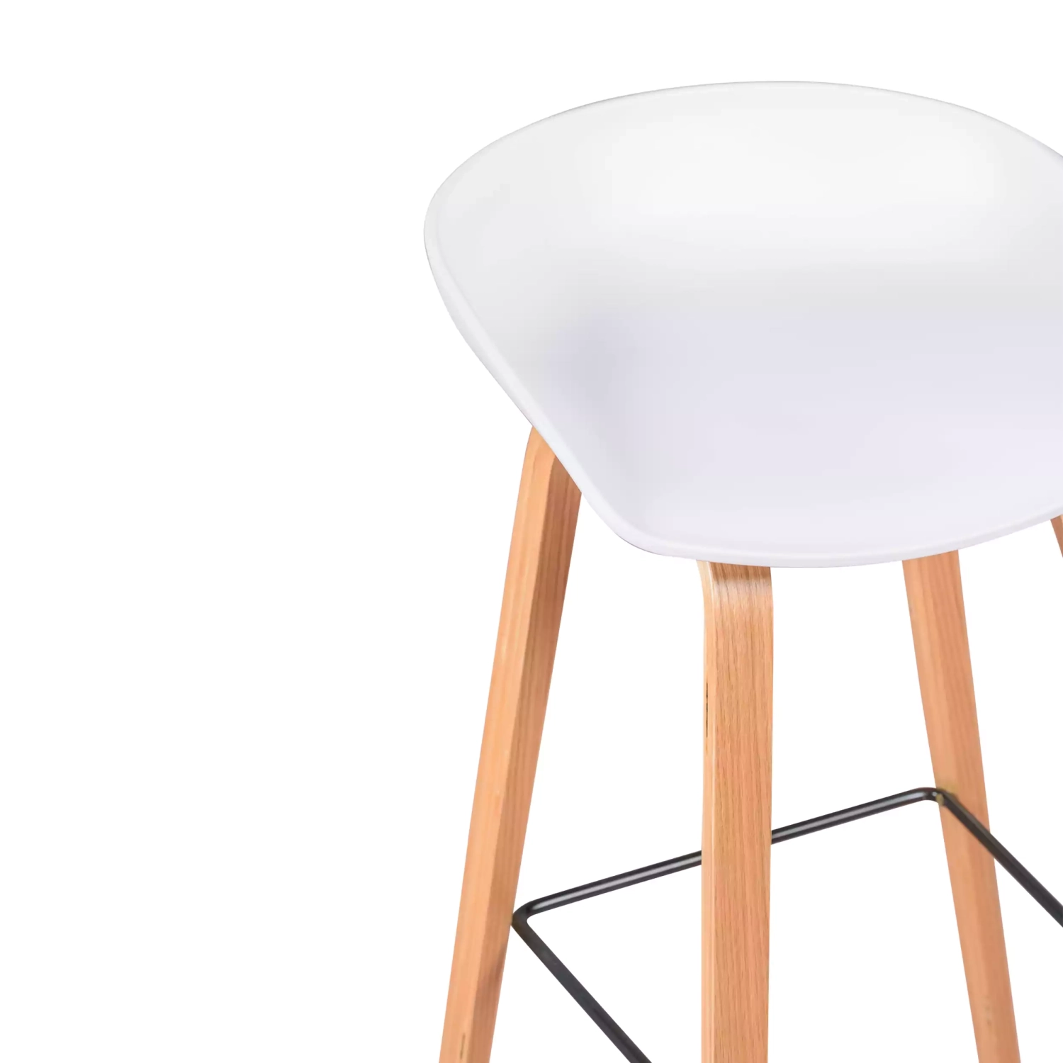 Tamborete Nórdico de 75cm em Madeira de Faia - Mueble Design