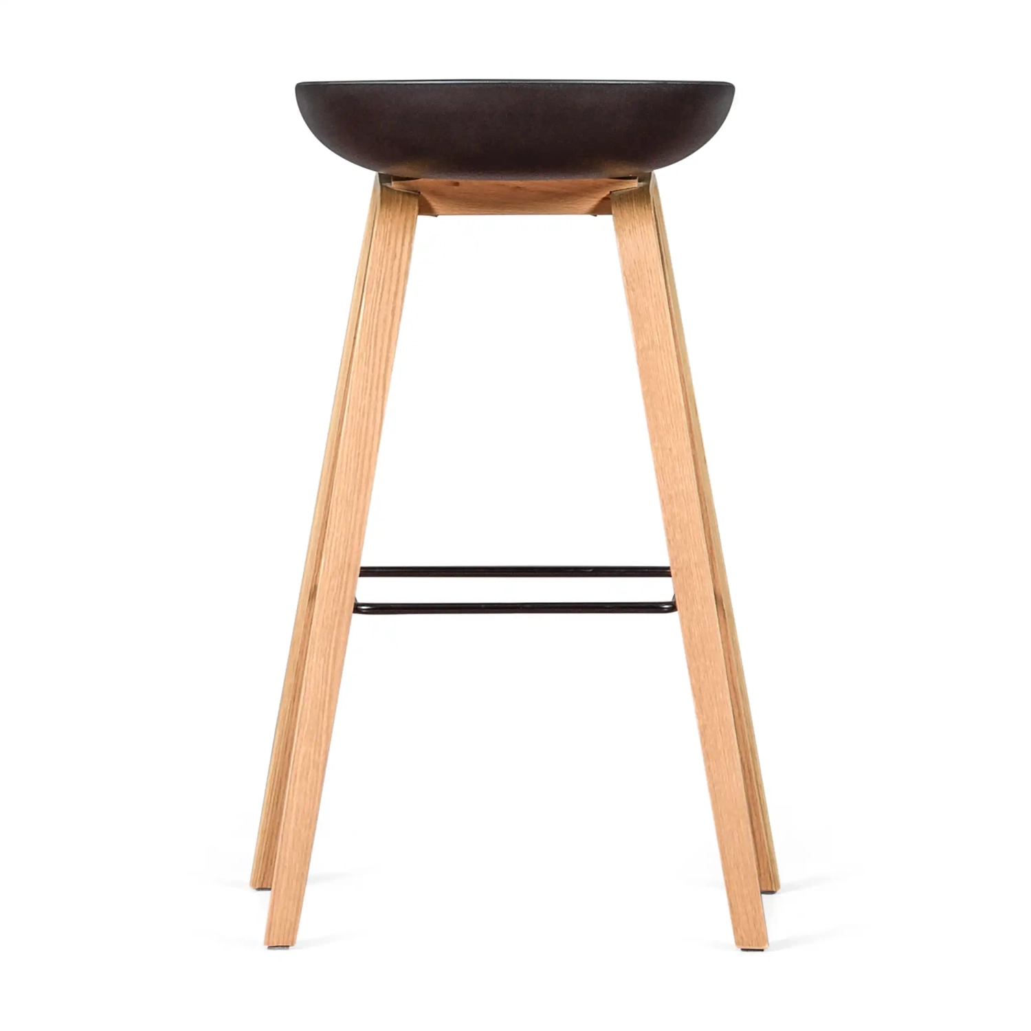 75cm Nordic Stool in Beech Wood - Mueble Design