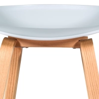 Taburete Nórdico de 75cm en Madera de Haya - Mueble Design