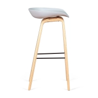 Sgabello nordico da 75 cm in legno di faggio - Mobile Design