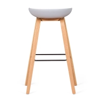Stołek Skandynawia 75 cm w drewnie bukowym - Mobelarium