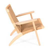 Catani CH25 armchair | Scandinavian design in ash and natural rope