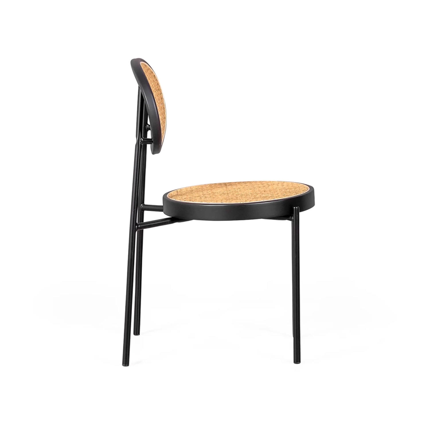 Silla Preston retro en ratán natural – Diseño y calidez - Mueble Design