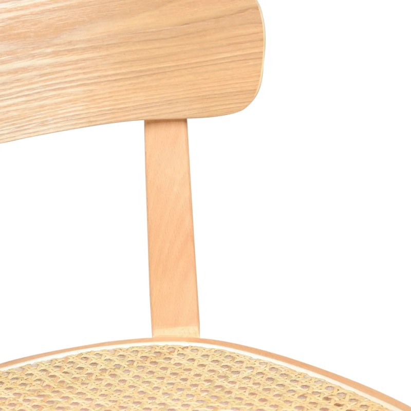 Cadeira Tours em freixo e rotim - Estilo nórdico e natural - Mueble Design