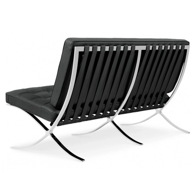 Silla Barcelona de 2 Plazas en Piel - Mueble design
