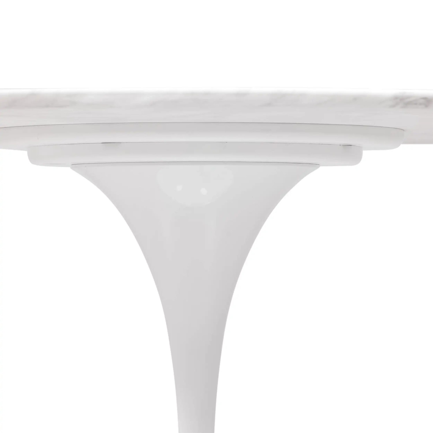 Stół do jadalni Inspiration Tulip z marmuru Carrara 120 cm - designerskie meble