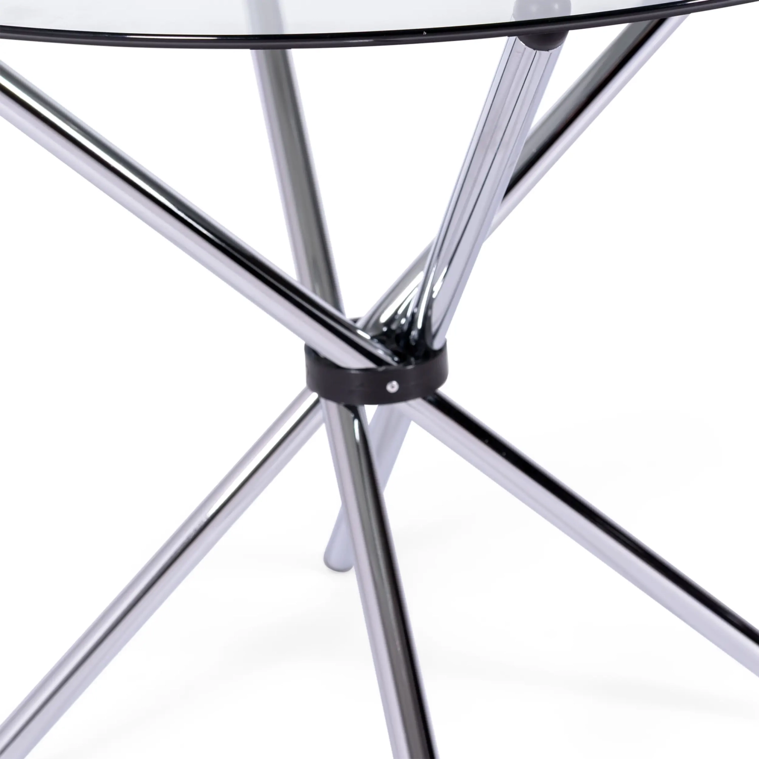 Runt glasbord 80 cm | Modern design för kök och matsal